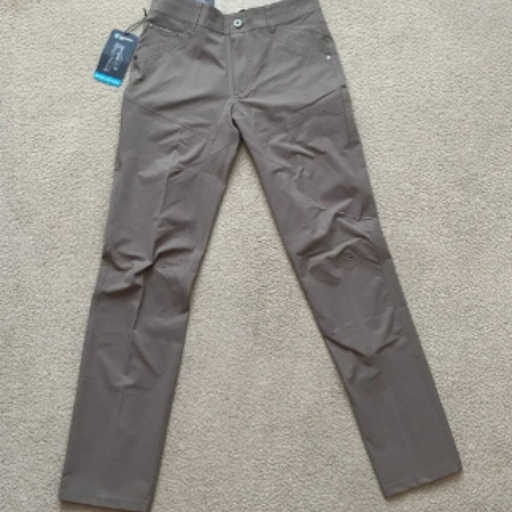 KUHL Silencr Pant 30x34 Full Fit Ripstop Durable Stretch Storm Khaki Beige NWT
